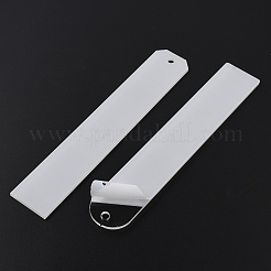 Transparent Acrylic Bookmark Templates&nbsp;TACR-WH0014-18