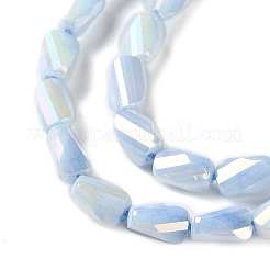 Ombre Effect Dyed Glass Beads Strands&nbsp;GLAA-I059-01B