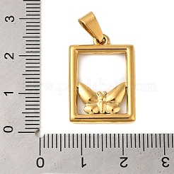 Ion Plating(IP) 304 Stainless Steel Pendants&nbsp;STAS-C103-17B-G