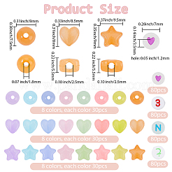1040Pcs 7 Styles Imitation Jelly Acrylic Beads&nbsp;MACR-PA0001-38