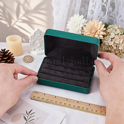Rectangle PU Leather Ring Organizer Boxes&nbsp;CON-WH0089-240C
