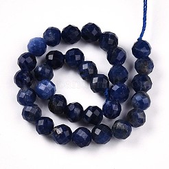 Natural Sodalite Beads Strands&nbsp;G-S345-6mm-26