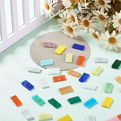 Mosaic Tiles Glass Cabochons&nbsp;DIY-P045-03