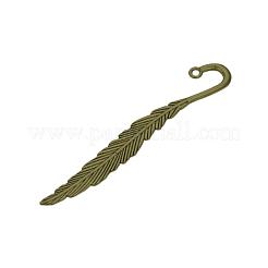 Tibetan Style Alloy Bookmark Findings&nbsp;TIBEP-Q075-08AB-LF