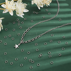 400Pcs 304 Stainless Steel Split Rings&nbsp;FIND-UN0016-08