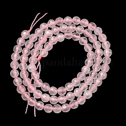 Natural Rose Quartz Gemstone Beads&nbsp;GSF4mmC034