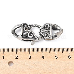316サージカルステンレススチール製カニカン  アンティークシルバー  40.5mm&nbsp;STAS-H234-13AS