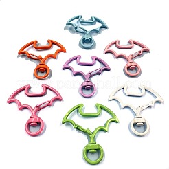 Spray Painted Alloy Swivel Lobster Claw Clasps&nbsp;PW-WG46327-01