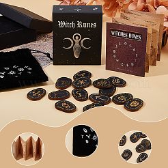 Wood Witch Runes&nbsp;AJEW-DC0002-03