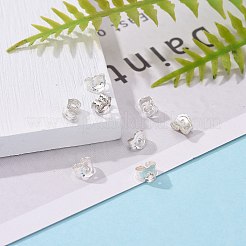 925 Sterling Silver Earring Findings&nbsp;STER-O013-05