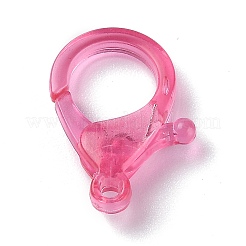 Transparent Plastic Lobster CLaw Clasps&nbsp;KY-H005-A12