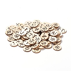100pcs 10 Styles Unfinished Natural Poplar Wood Links Connectors&nbsp;WOOD-LS0001-04