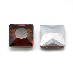 Pointed Back Glass Rhinestone Cabochons&nbsp;RGLA-T027-8x8mm-25