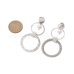 Brass Boho Stud Earrings&nbsp;EJEW-MZ00249