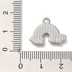 Anti-Tarnish 304 Stainless Steel Pendants&nbsp;STAS-P371-019P