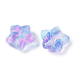 Transparent Spray Paint Glass Beads&nbsp;GLAA-H035-02K