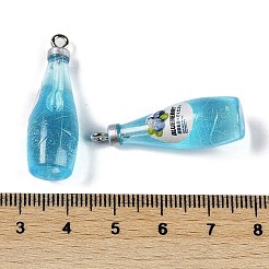 Transparent Resin Pendants&nbsp;RESI-D074-03A
