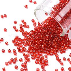 12/0 ガラスシードビーズ  銀並ぶ丸い穴  丸い小さなビーズ  ミックスカラー  12/0  2mm  穴：1mm  10色  約6000PCS /カラー  60000個/セット&nbsp;SEED-US0001-03-2mm