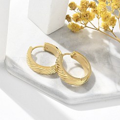 304 Stainless Steel Hoop Earrings for Women&nbsp;EJEW-C096-63G