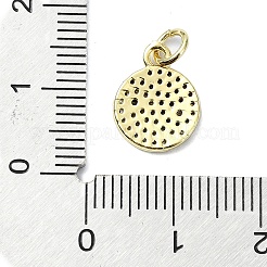 Brass Micro Pave Colorful Cubic Zirconia Pendants&nbsp;KK-H475-05G