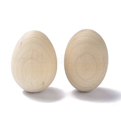 Unfinished Blank Wooden Easter Craft Eggs&nbsp;WOOD-I006-02