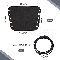 Adjustable PU Leather Cord Bracelets with Alloy Buckles&nbsp;AJEW-WH0348-247