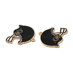 Alloy Enamel Pendants&nbsp;PALLOY-E028-04G-03