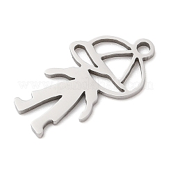 201 Stainless Steel Pendants&nbsp;STAS-Q341-06P
