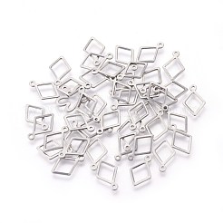 Tarnish Resistant 304 Stainless Steel Charms&nbsp;X-STAS-F187-01P