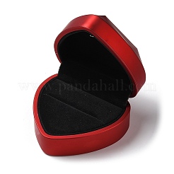 Heart Shaped Plastic Ring Storage Boxes&nbsp;LS-CON-C020-01A