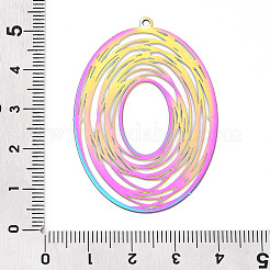 201 Stainless Steel Big Pendants&nbsp;STAS-N103-196RC