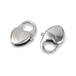 304 Stainless Steel Lobster Claw Clasps&nbsp;STAS-B089-01B-P