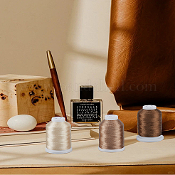 3 Rolls 3 Colors Nylon Thread&nbsp;NWIR-LP0001-05C