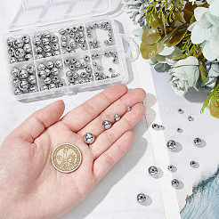 130Pcs 4 Styles Electroplated Non-magnetic Synthetic Hematite Beads Strands&nbsp;G-AR0005-91