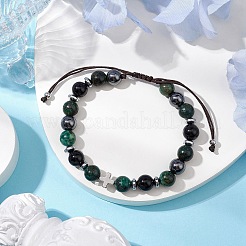Gemstone Braided Bead Bracelets&nbsp;BJEW-JB11139-04