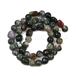 Natural Moss Agate Beads Strands&nbsp;G-Q060-E10