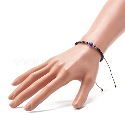 Adjustable Nylon Thread Braided Bead Bracelet&nbsp;BJEW-JB06441-02