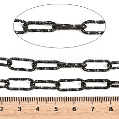 304 Stainless Steel Textured Paperclip Chains&nbsp;CHS-A007-01EB