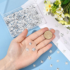 300個3スタイルのアクリルカボション  スター  透明  9.5~14x10~14.5x2.5~3mm  100個/スタイル&nbsp;OACR-SP0001-97