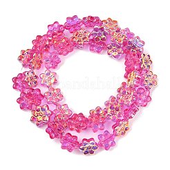 Electroplate Glass Beads Strands&nbsp;EGLA-P069-02A-AB09
