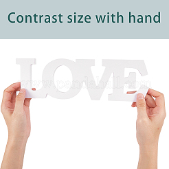 MDF Board Letters for Wedding&nbsp;DJEW-WH0007-45