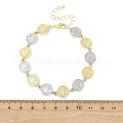 Brass Link Chain Bracelets for Women&nbsp;BJEW-G762-03GP-01