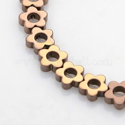 Electroplate Non-magnetic Synthetic Hematite Beads Strands&nbsp;G-J217C-M