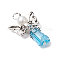Glass & Alloy Pendants&nbsp;PALLOY-JF03050