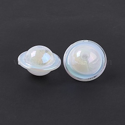 UV Plating Rainbow Iridescent Acrylic Beads&nbsp;PACR-M003-11F