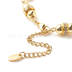 Synthetic Hematite Beaded Link Bracelet&nbsp;BJEW-JB07866