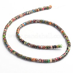 Dyed & Heated Natural Imperial Jasper Beads Strands&nbsp;X-G-M276-06-B