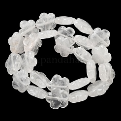 Natural Quartz Crystal Beads Strands&nbsp;G-F769-O01-01