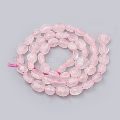 Natural Rose Quartz Beads Strands&nbsp;G-S331-6x8-017