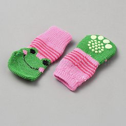 Cloth Dog Lace Short Socks&nbsp;DIY-WH0430-843B-02